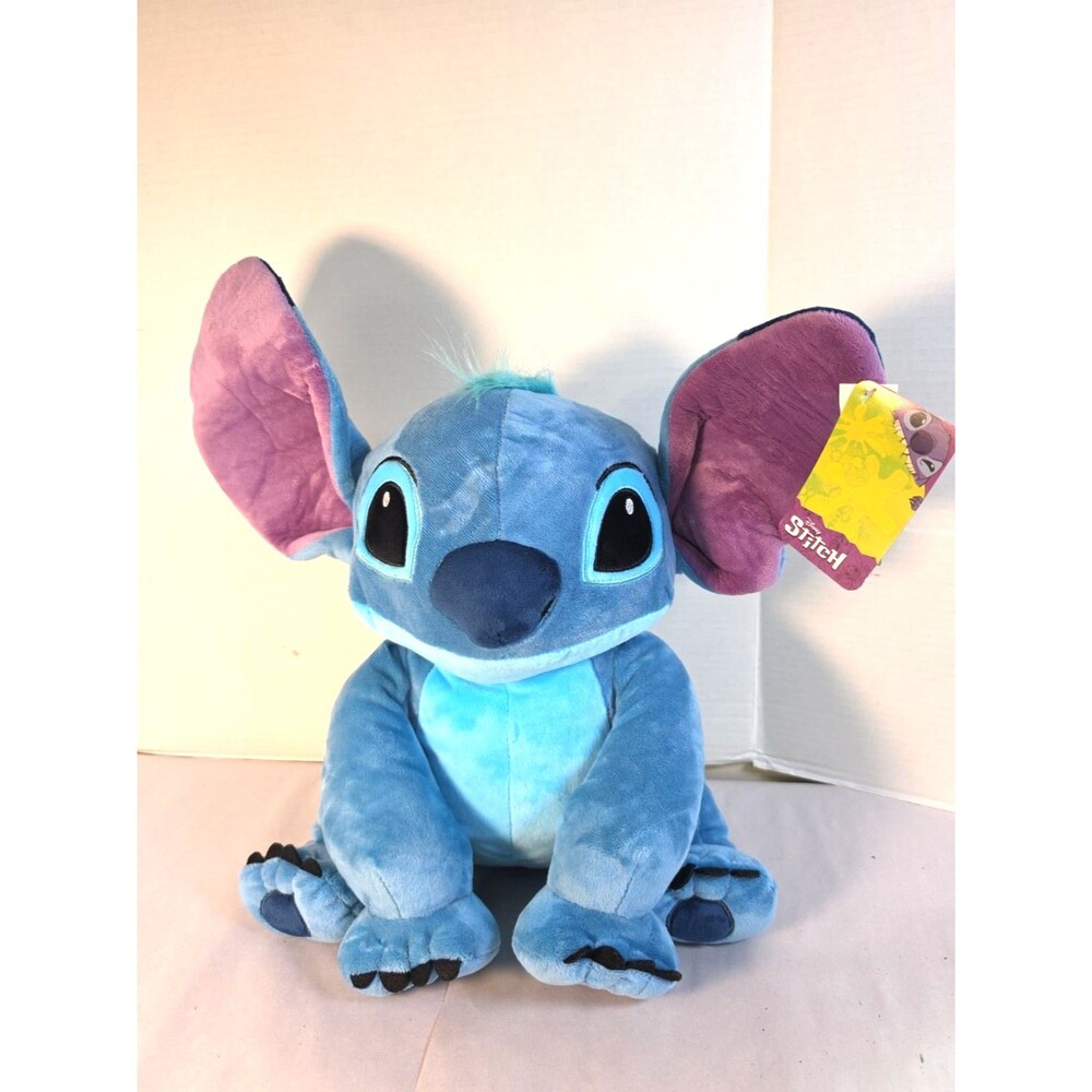 NWT Disney Lilo & Stitch Plush Stuffed Animal Blue Alien Stitch 16"